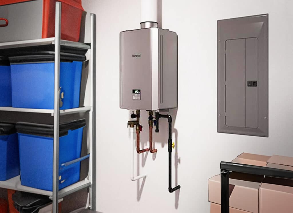 Tankless hot water heaters, never run out of hot water again!