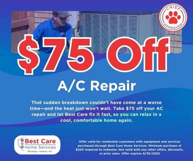 Air conditioning repair service special offer