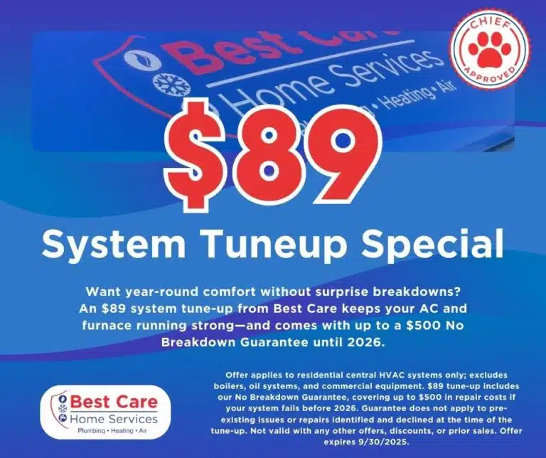 Whole-system HVAC tune-up special promotion